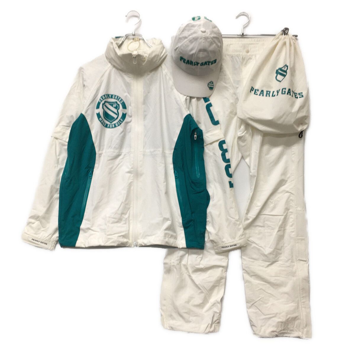 中古 メンズ パーリーゲイツ PEARLY GATES レインウエア 4(M) 白
