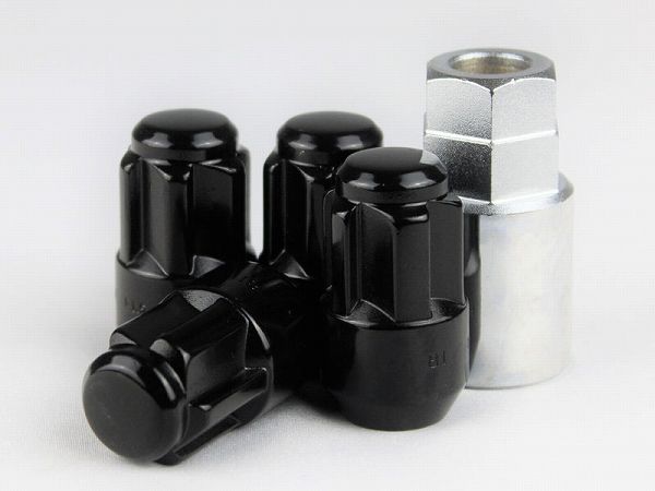 4x4エンジニアリング ロックナットセット エアージー ロックス ブラック M14×1.5 43mm 入数：1セット(4個) GEN-089