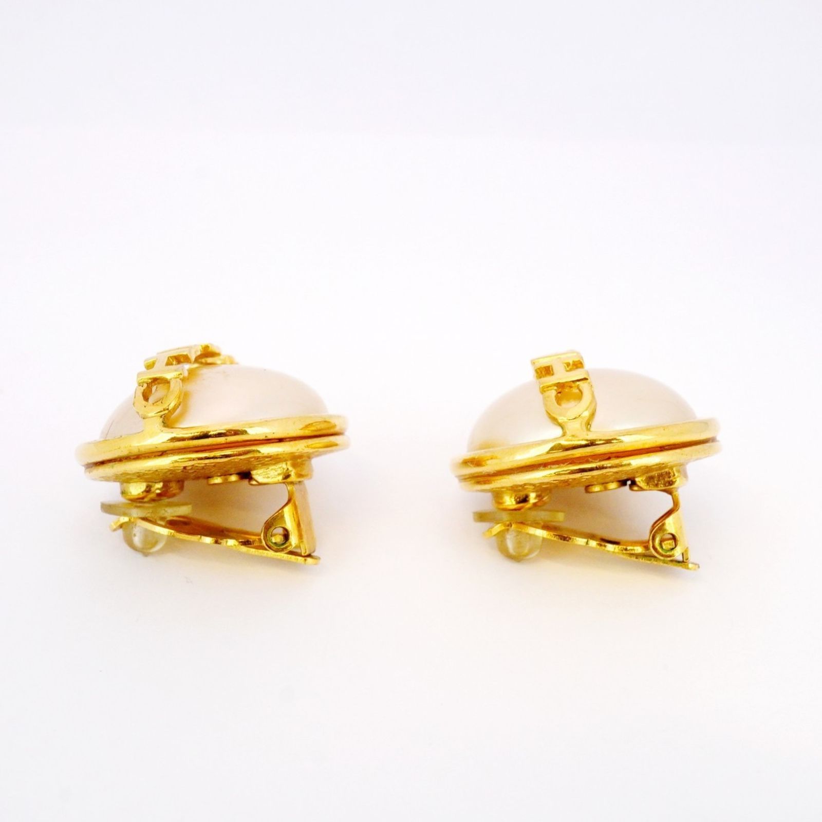 シャネル Chanel シャネル イヤリング シャネル サークル GPメッキ フェイクパール ゴールドレディース FORTGASGNV_COM_BR