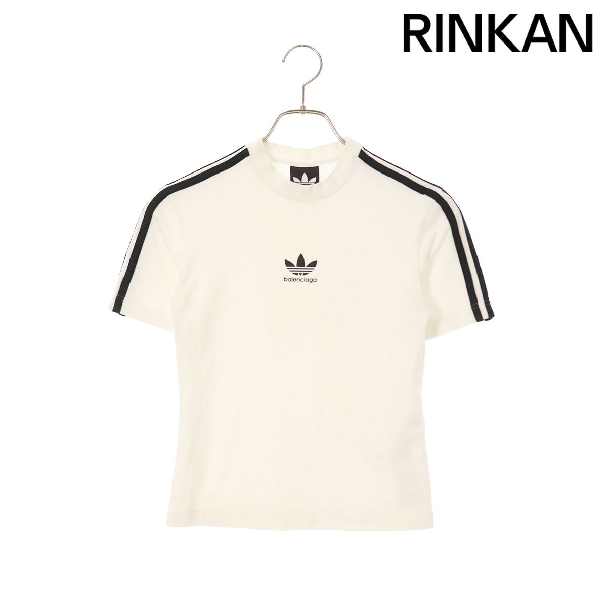 バレンシアガ ×アディダス adidas 723782 TNVP2 ロゴプリントTシャツ レディース M