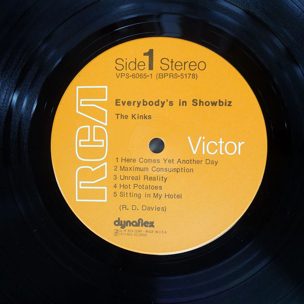 米 US盤 KINKS/EVERYBODY'S IN SHOW-BIZ/RCA VPS60651 LP - メルカリ
