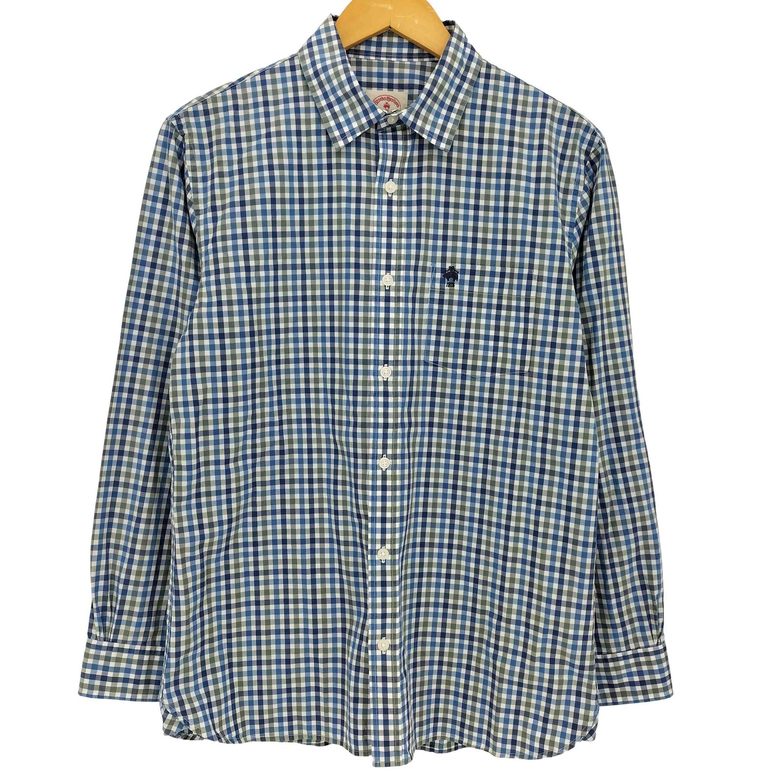 ブルックスブラザーズ BROOKS BROTHERS Red Fleece チェック レギュラーシャツ メンズ import：M 