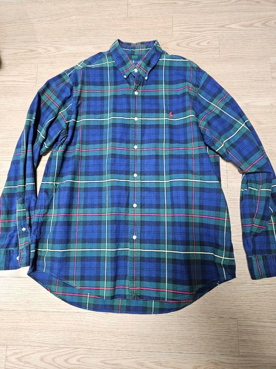 【雷市場（ポンジャン）商品韓国直送】ポロ チェック シャツ 110 XL