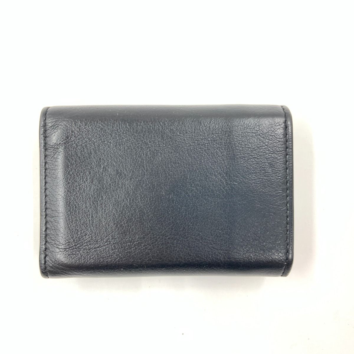 〇〇BALENCIAGA バレンシアガ ペーパー ミニ ウォレット 三つ折り短  