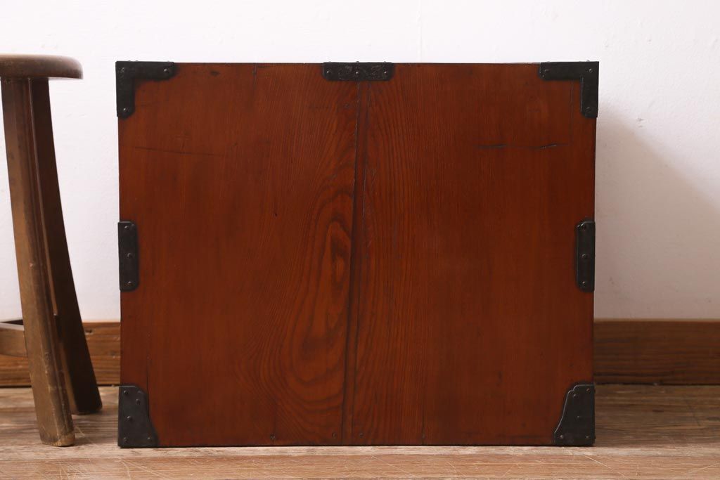 船箪笥 ケヤキ無垢材 中桐無垢材 前面玉杢 山形県酒田地方産 R-039005