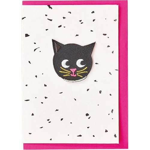 まとめ エルコミューン グリーティングカード ペトラボーズ 輸入グリーティングカード Patch Card Pink Cat YGC-036 ×15セット