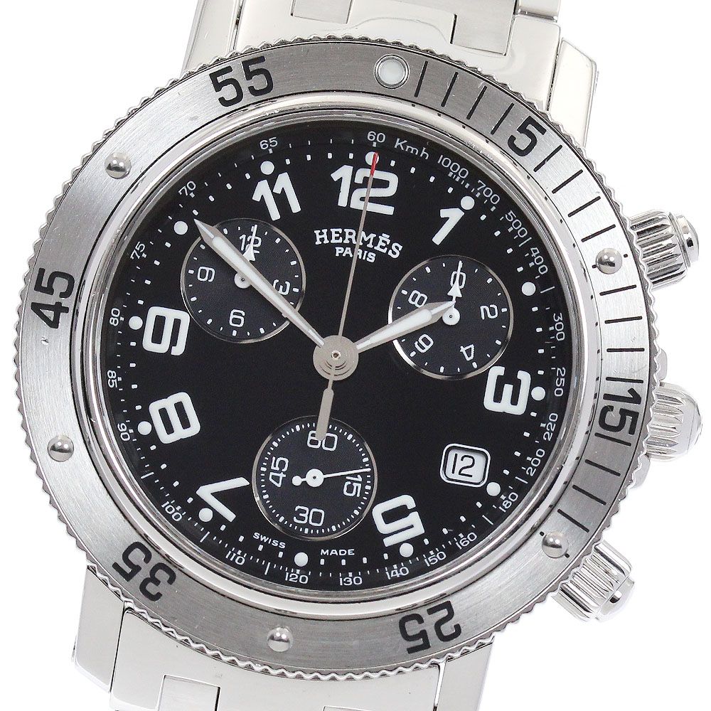 エルメス HERMES CL2.910 クリッパーダイバー クロノグラフ
