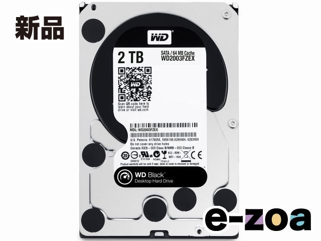 Western Digital ウエスタンデジタル 2TB HDD S-ATA WD2003FZEX 2TB SATA600 7200 2344003