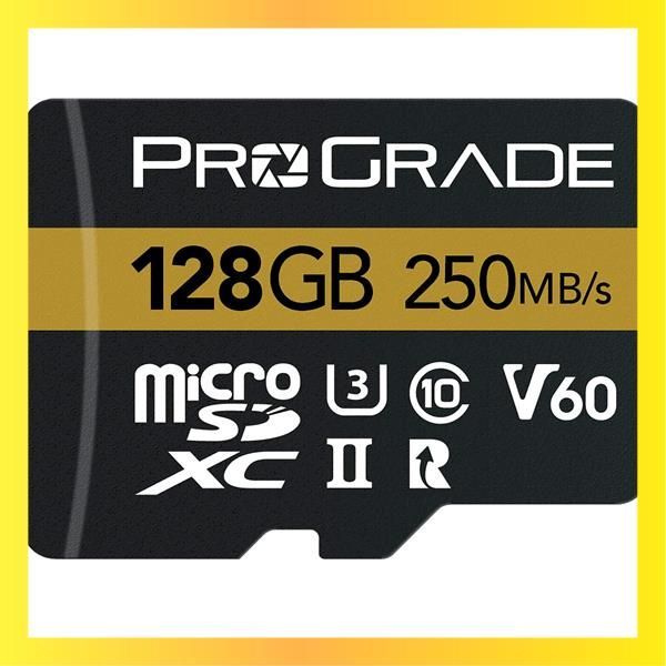 128GB ProGrade Digital microSDXC UHS-II V60 GOLD 128GB プログレードデジタル 正規輸入品【限定】