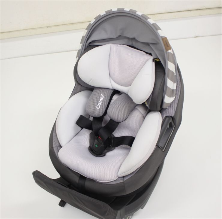 THE S Air ISOFIX エッグショック ZA-670 ストライプグレー コンビ製