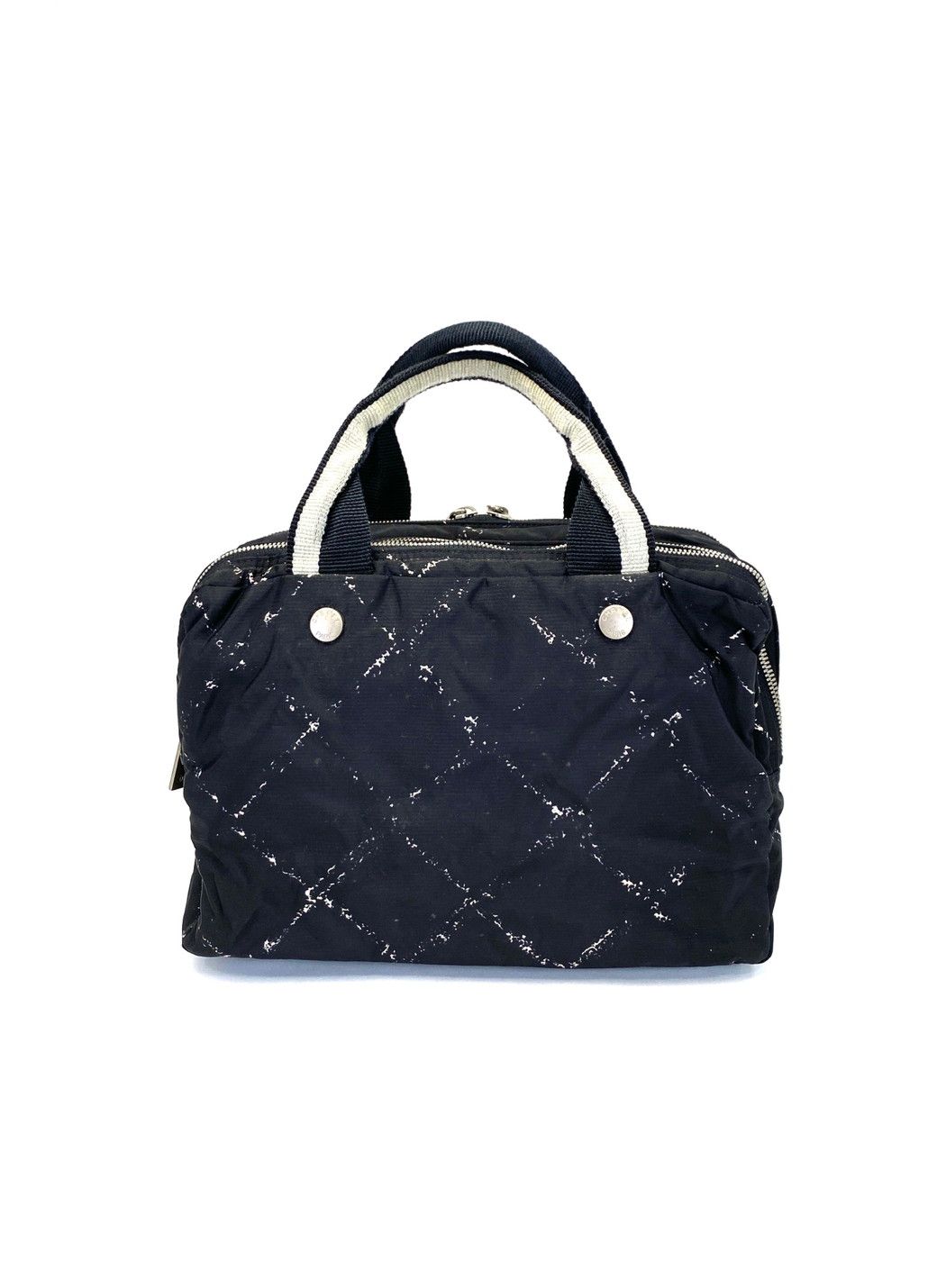 CHANEL シャネル 旧トラベルライン ミニボストンバッグ