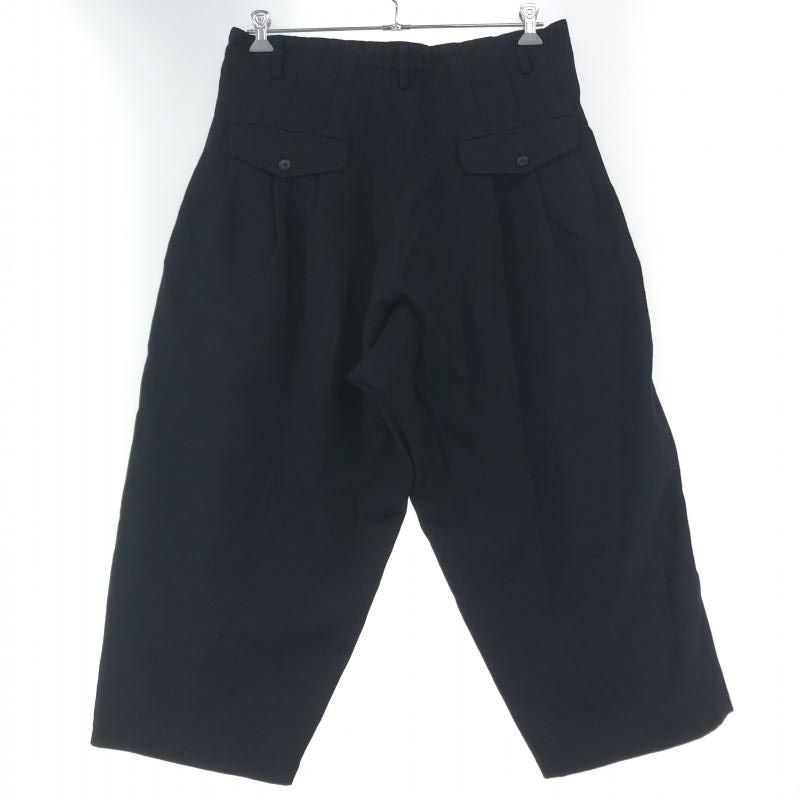 中古】Yohji Yamamoto 3タック 太パンツ アーミーギャバジン HX-P18 