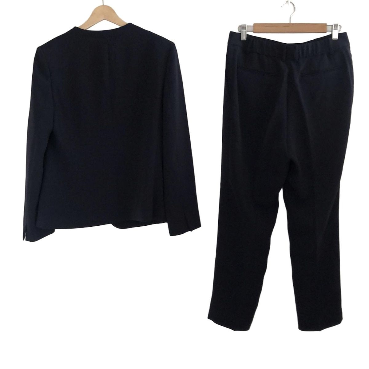 極美品 プラステ M ノーカラージャケット パンツスーツ