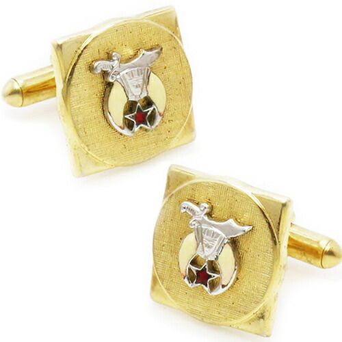 アンティーク カフス スター ゴールド #1755 カフスボタン