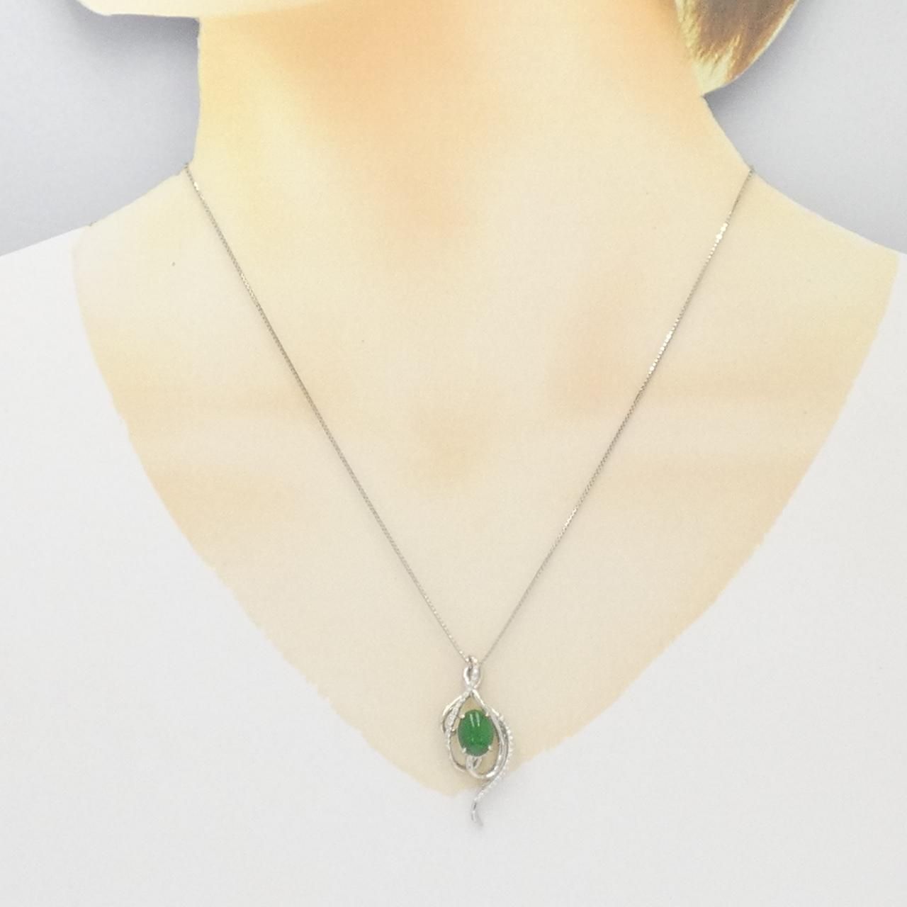 PT ヒスイ ネックレス 2.16CT - メルカリ 