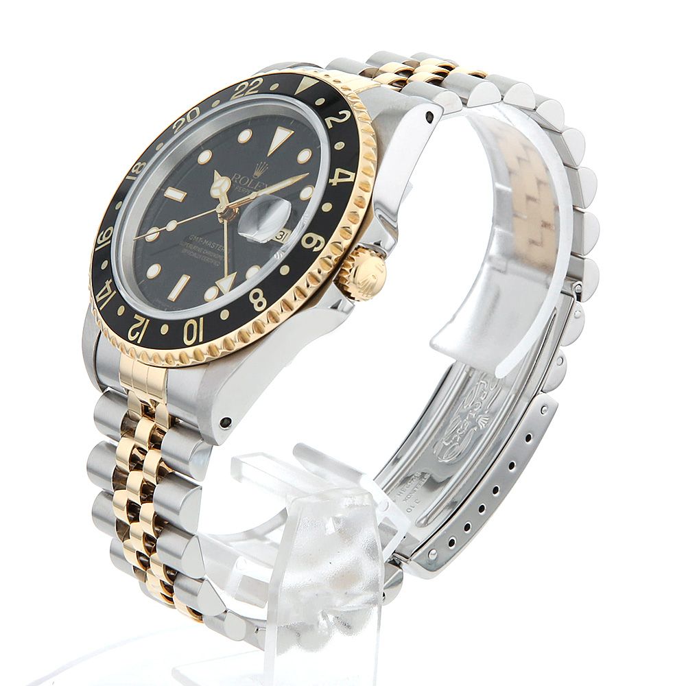 かに ロレックス GMTマスターII ブラウン コンビ 16713 L番 - 腕時計