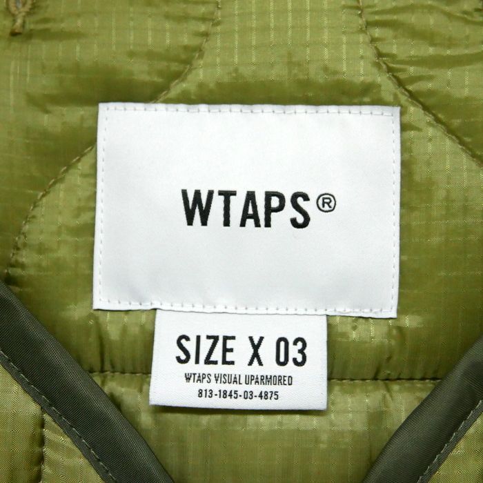 WTAPS ダブルタップス 国内正規 24SS WLJ JACKET NYLON RIPSTOP VV ライナージャケット ミリタリー  キルティングジャケット 241CWDT-JKM02 OLIVE DRAB OD オリーブドラブ 03 L - メルカリ