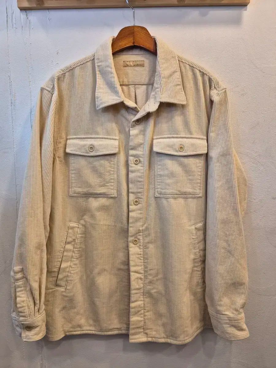 BEAN POLE(ビーンポール) ベージュ コーデュロイ シャツ