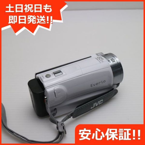 美品 GZ-E565 シルキーホワイト 即日発送 デジタルビデオカメラ