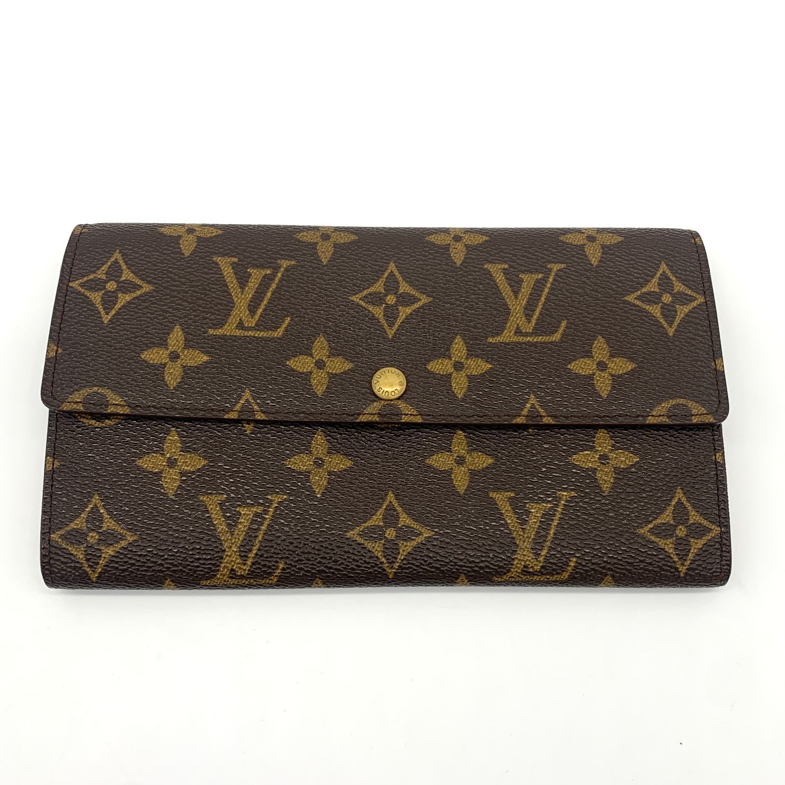 美品 ルイヴィトン モノグラム ポシェット ポルトモネ クレディ 820 ▽Louis Vuitton ルイヴィトン モノグラム ポシェット