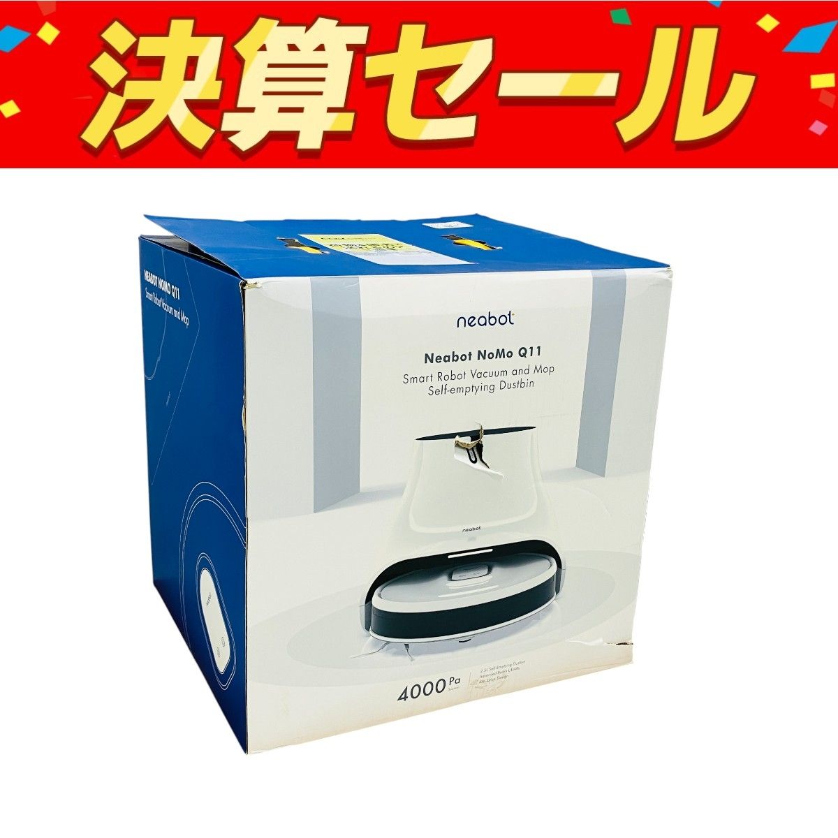 neakasa Neabot NoMo Q11 ロボット掃除機 水拭き機能付き ダストステーション付き ネアカサ ニーボット C10115052