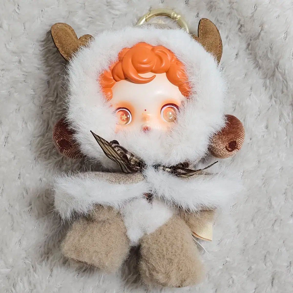 スカルパンダ ウィンターシンフォニー　ぬいぐるみキーホルダー　ココア SKULLPANDA ぬいぐるみキーホルダー：ウィンターシンフォニー