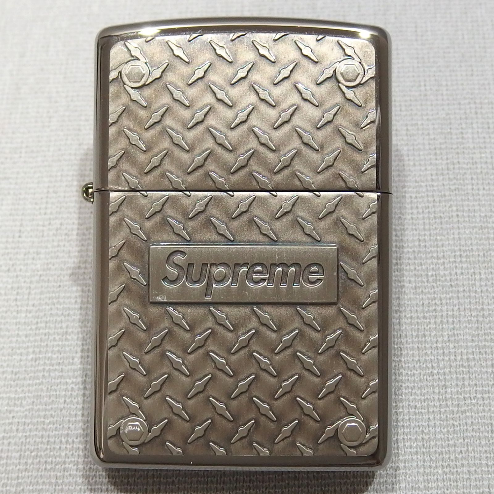 未使用☆ZIPPO Supreme 2019SS Diamond Plate 2018年製 ライター シュプリーム ダイヤモンドプレート ジッポー☆  - メルカリ