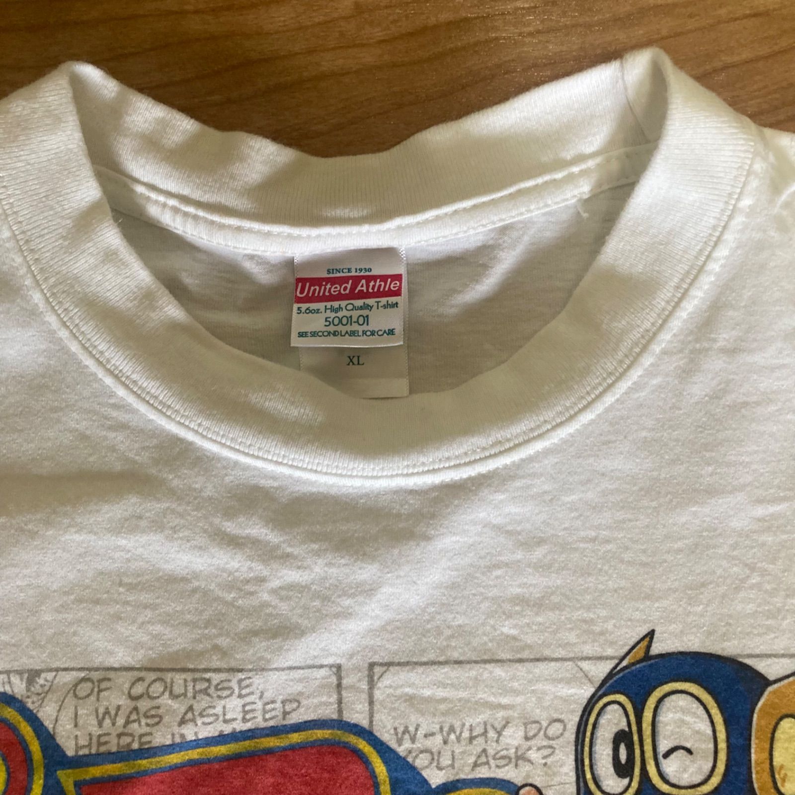 古着 希少 パーマン 藤子・F・不二雄 Tシャツ United Athle アニメT