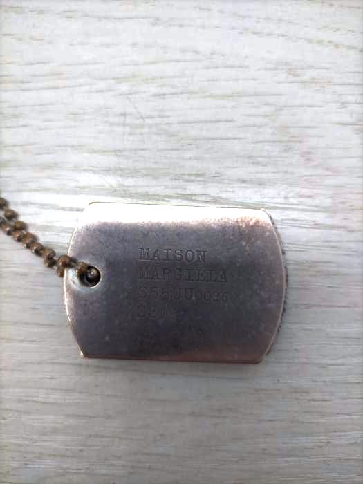 メゾンマルジェラ Maison Margiela 16SS ドッグタグネックレ - メルカリ