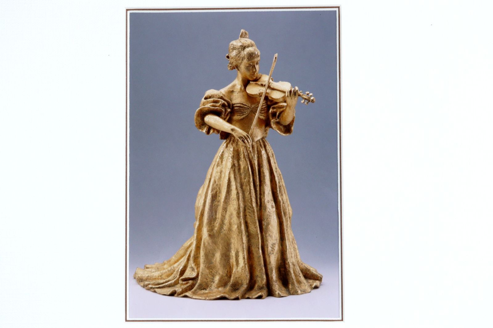 彫刻家 富永直樹 「クリスマスイブ」ブロンズ像 55cm 25kg