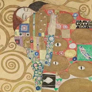 ウィーンで買ったクリムトのクッションカバー