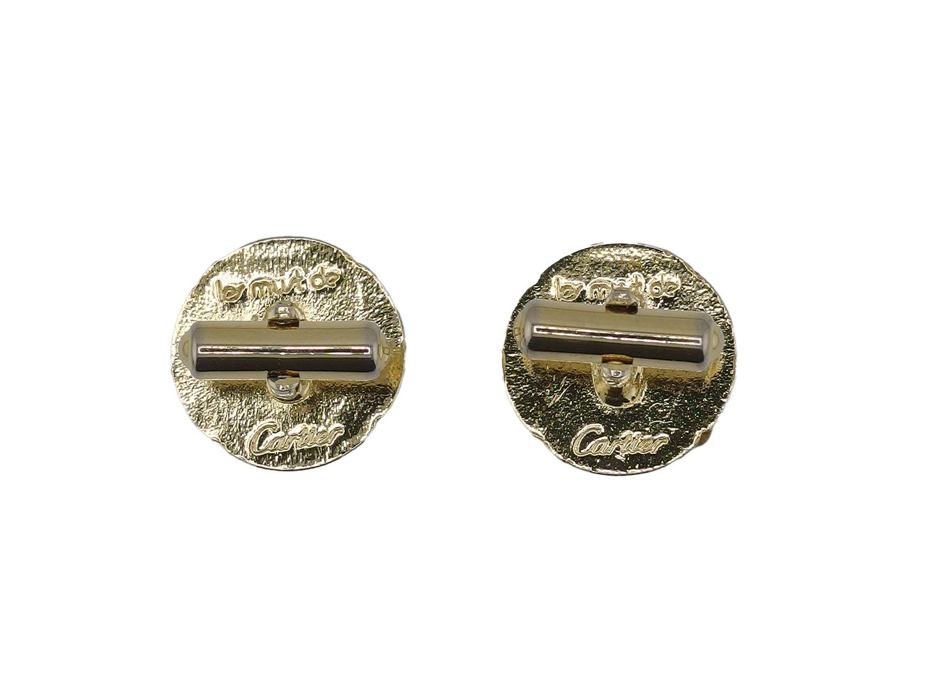 カルティエ CARTIER カフス 2Cモチーフ スウィヴル式 ゴールド