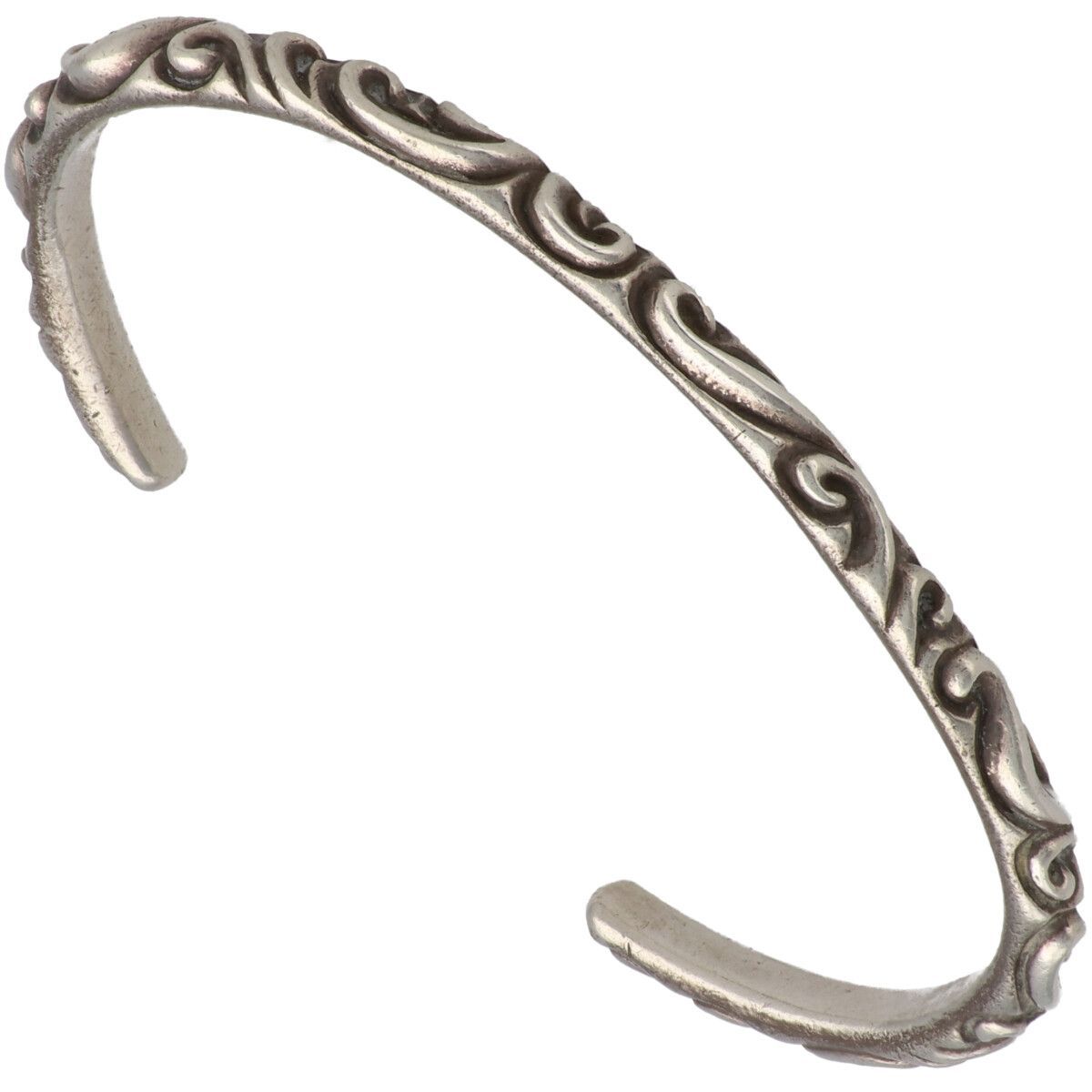 CHROME HEARTS クロムハーツ スクロールバングル SV925 シルバー ブレスレット アクセサリー 24014848 RS