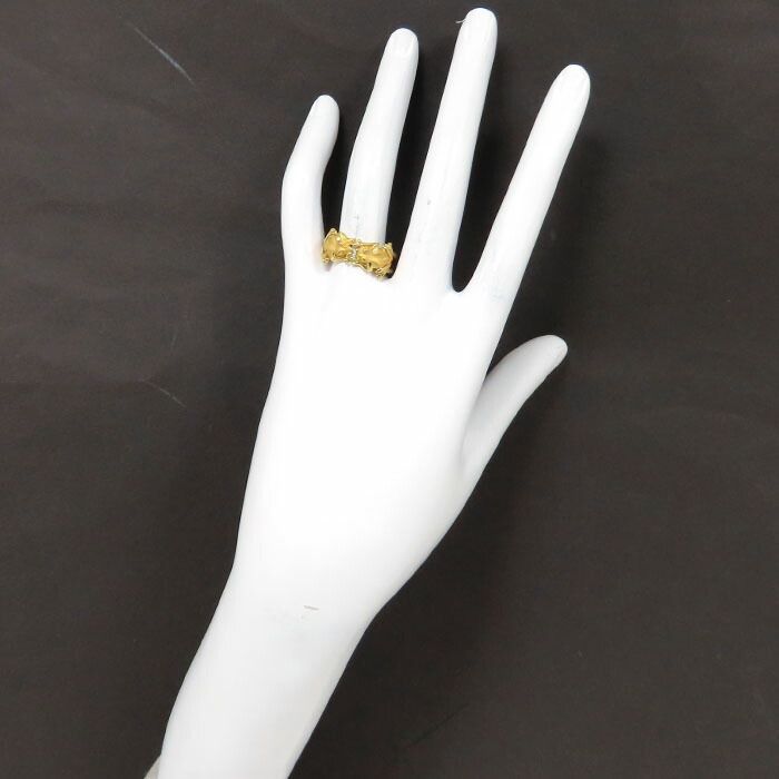 カレライカレラ☆k18(750)カエルリング☆12号附属品有 Carrera y Carrera】カレライカレラ『K18YG カエルモチーフ