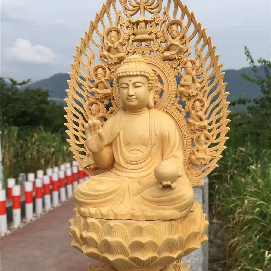 薬師如来像 木彫