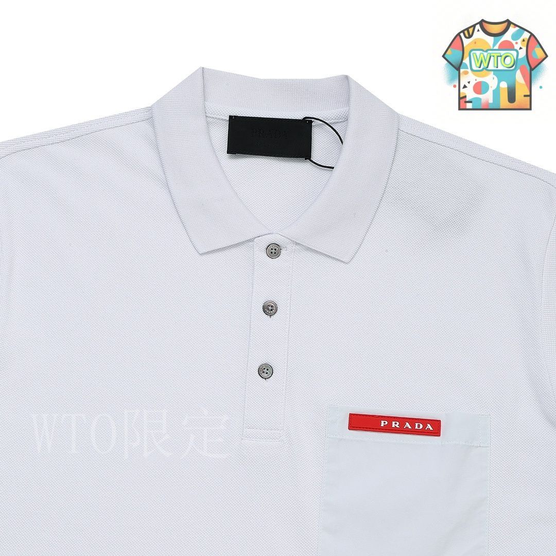 PRADA ポロシャツ　S 22AW】新作 ピケ ポロシャツ ◇プラダ◇全2色 人気 (PRADA