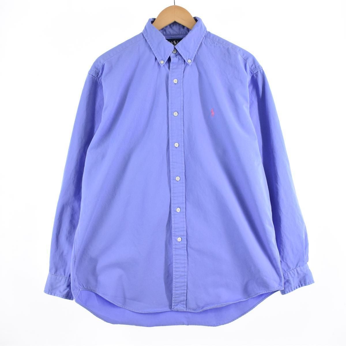 古着 ラルフローレン Ralph Lauren BLAKE 長袖 ボタンダウンシャツ メンズXL/eaa316751