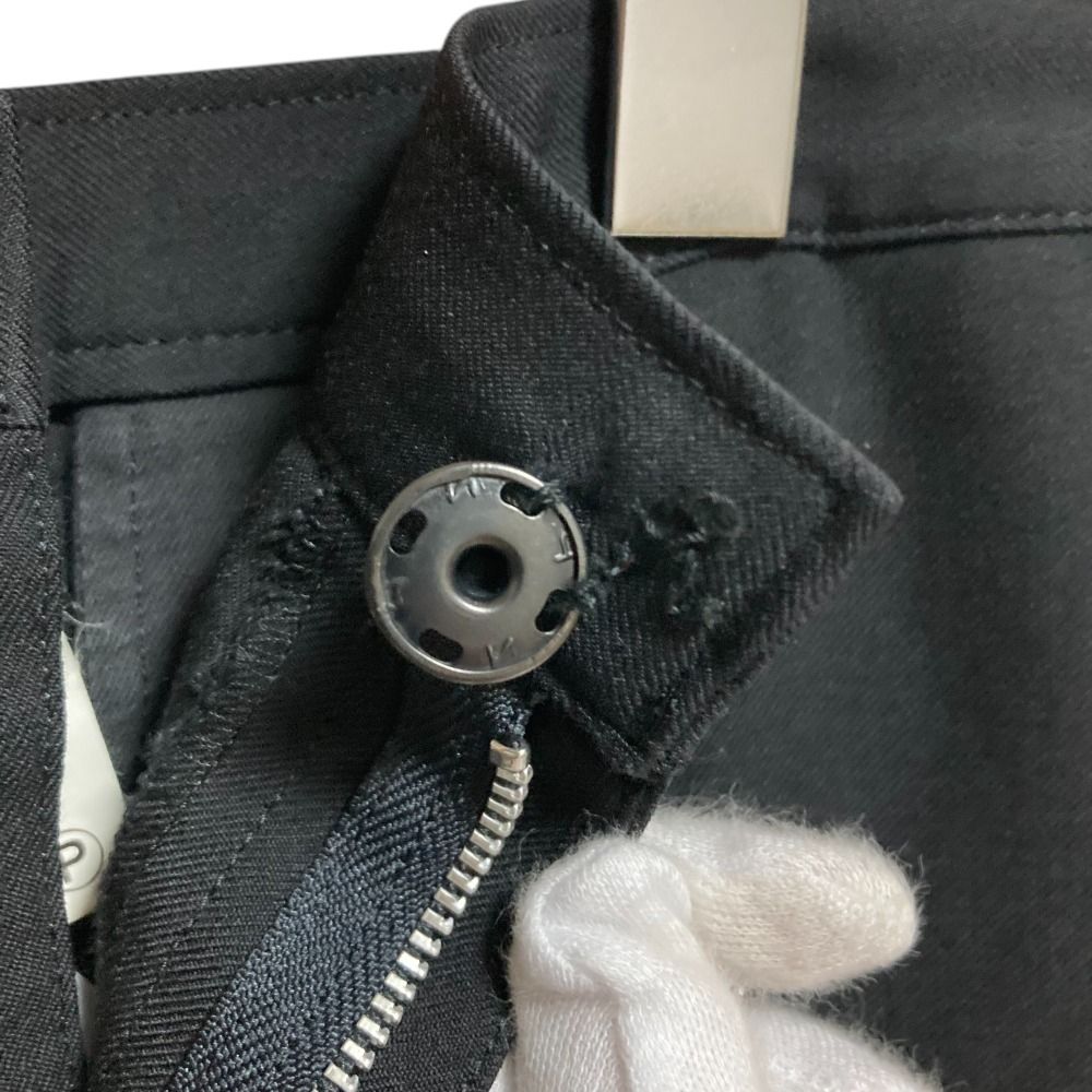 ワイズ　ヨウジヤマモト　ウール　クロップドパンツ　ブラック 良品 Y's YOHJI YAMAMOTO ワイズ ヨウジヤマモト ウール