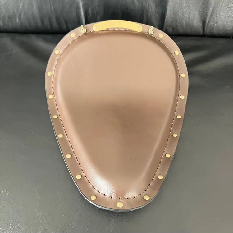 風輪、本革ソロシート、茶 商品詳細 【専用ソロシートKIT スプリングタイプ （本革サドル