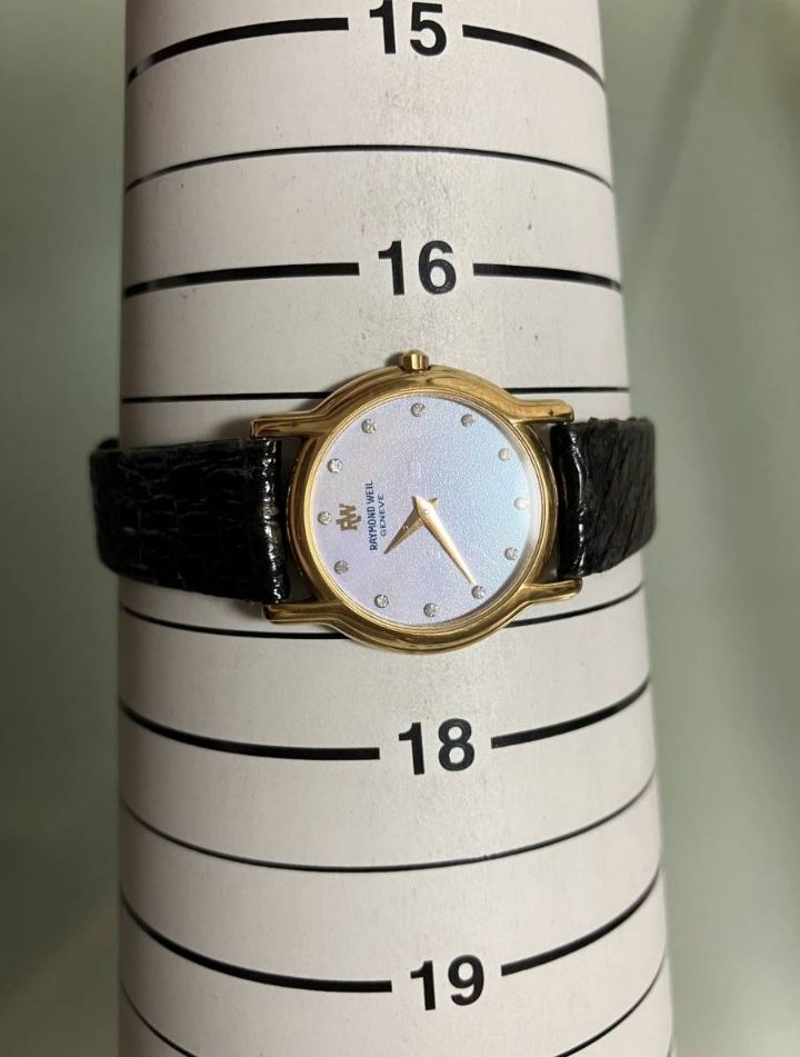 ☆稼動品☆RAYMOND WEIL レイモンドウィル☆GENEVE☆18K GOLD 