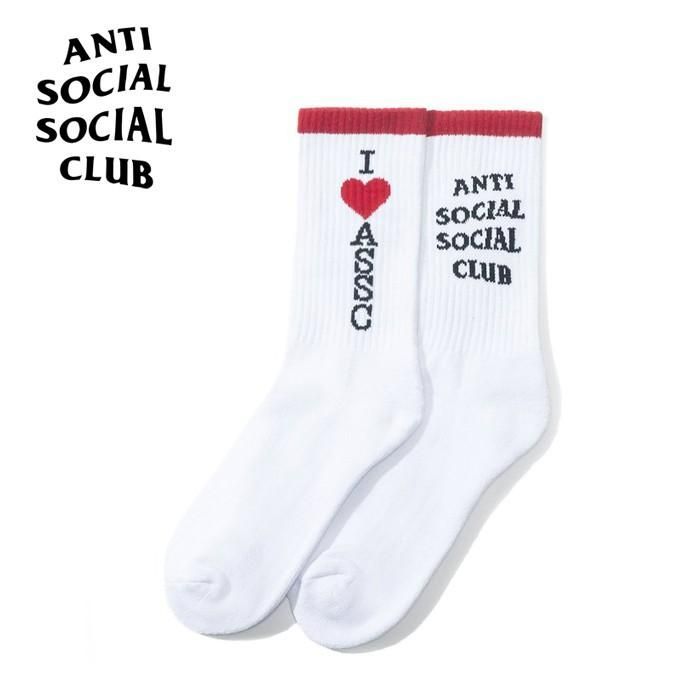 アンチソーシャルソーシャルクラブ Tourism White Socks 靴下
