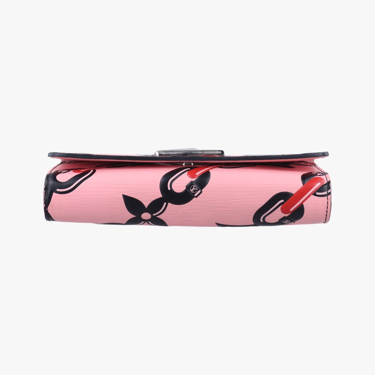 Vuittonポルトフォイユ ツイストピンクXレッドXブラックエピM67227SP0176