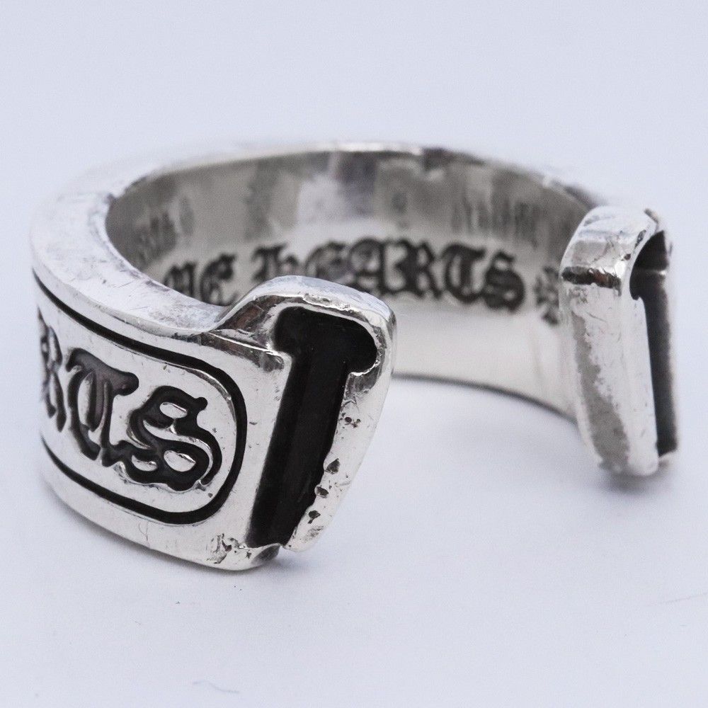 ■ Chrome Hearts スクロールラベルリングラージ■ 15号 15号 CHROME HEARTS ラージ スクロール ラベルリング シルバー
