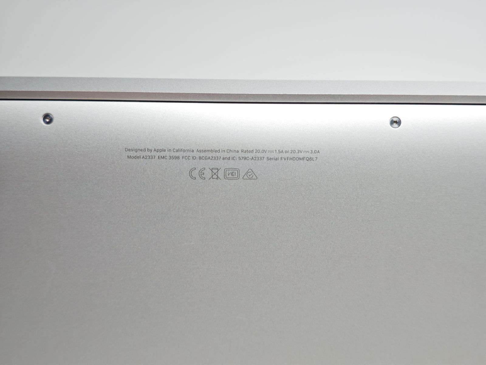 動作保証/美品】MacBook Air M1 2020 8GB/256GB バッテリー良好
