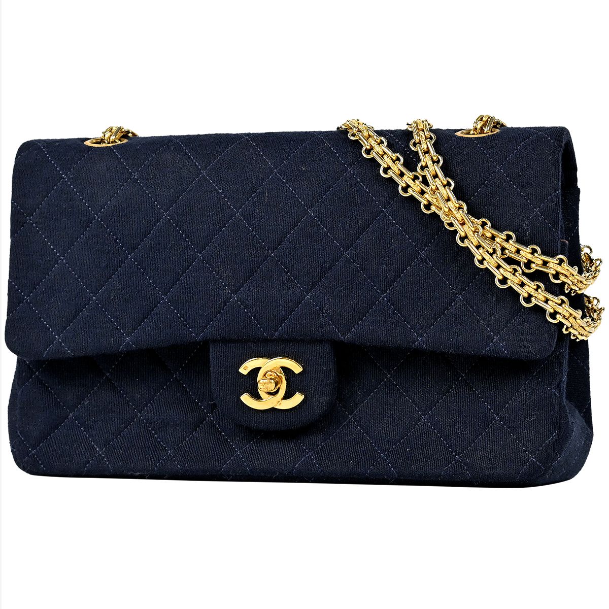 ジャンク品】シャネル CHANEL マトラッセ Wフラップ チェーン