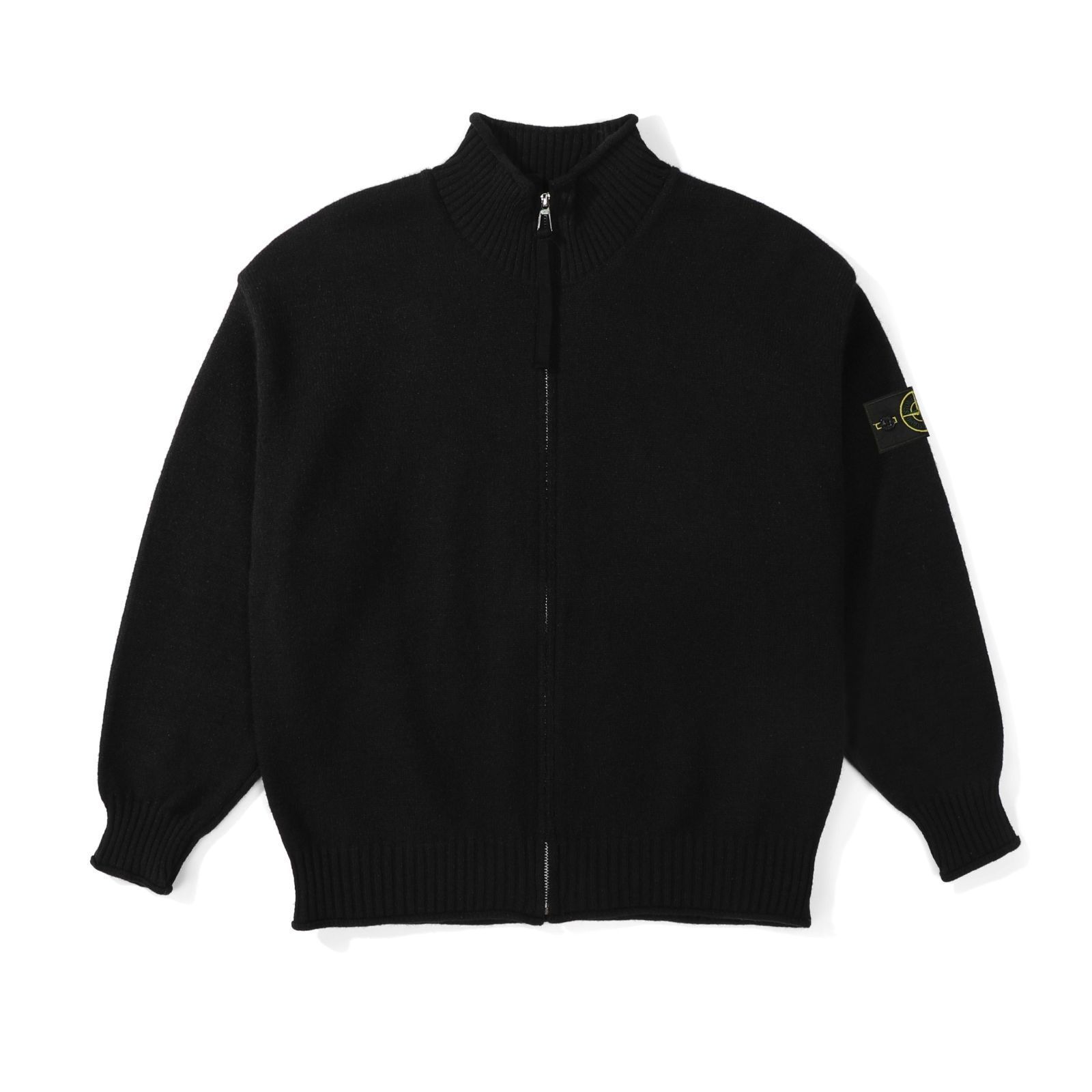 STONE ISLAND クラシック バッジ ジップ ニット セーター カーディガン ジャケット - メルカリ