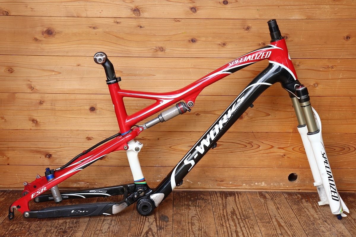 スペシャライズド SPECIALIZED エスワークス エピック S-WORKS EPIC 2009年モデル Mサイズ カーボン マウンテンバイク MTB フレームセット 芦屋店