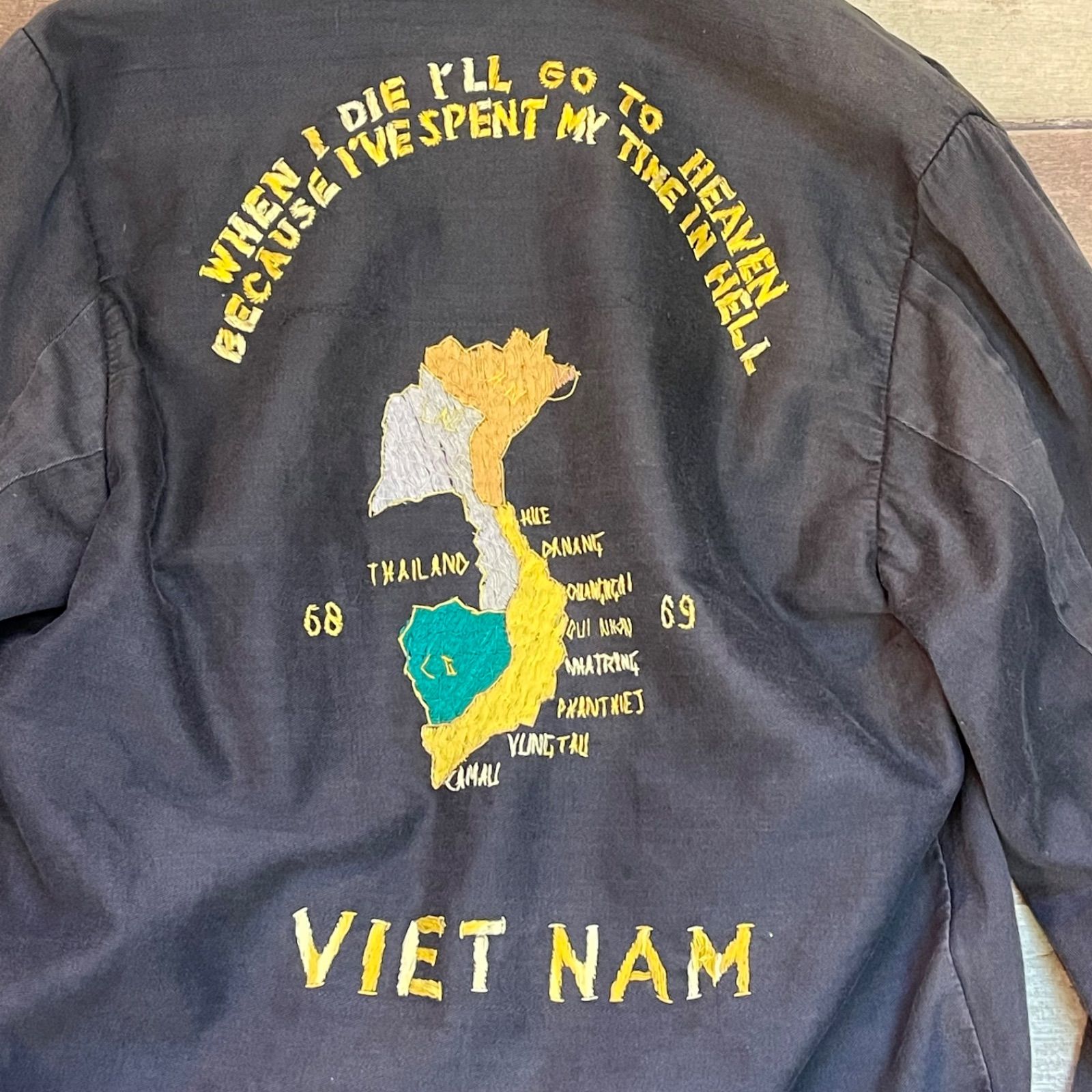 【3月末まで！】60s ORDスーベニアジャケット 50年代 50s 60年代 60s レーヨン 開襟 オープンカラー 和柄