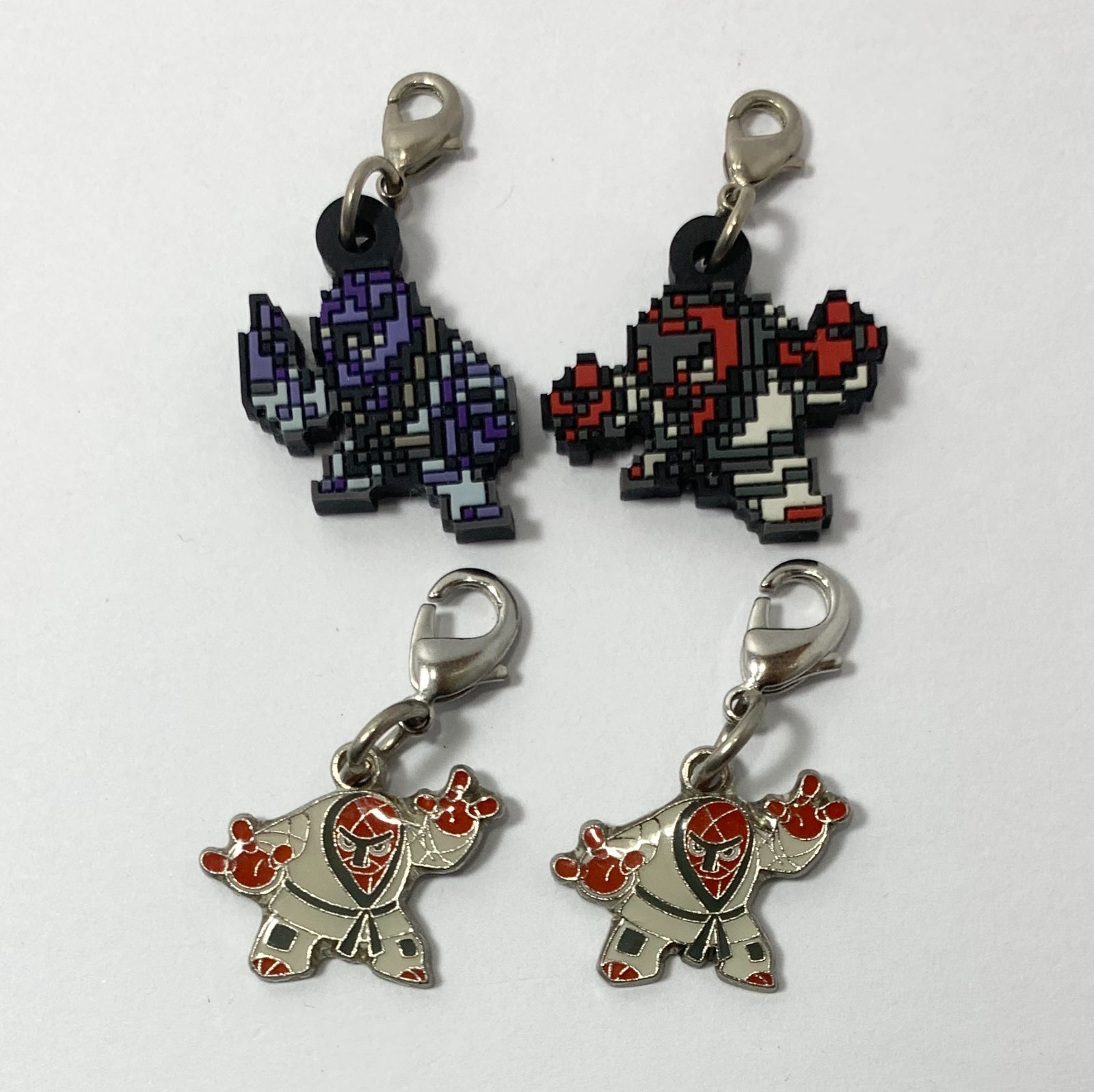 まとめ売り】 ポケモン ダゲキ ナゲキ チャーム ストラップ 4点セット  