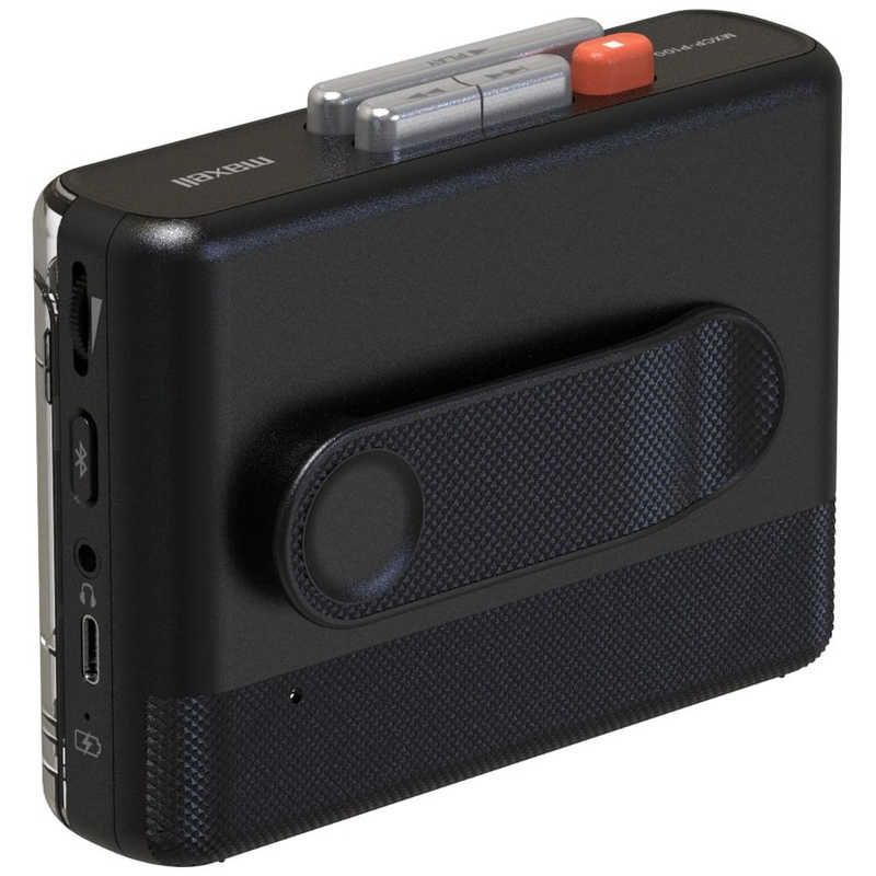 最大90％オフ／FINALセール！ 送料無料 ♥ 未開梱 マクセル ポータブルカセットプレーヤー Bluetooth対応 ブラック MXCP-P100-BK ちの歳末